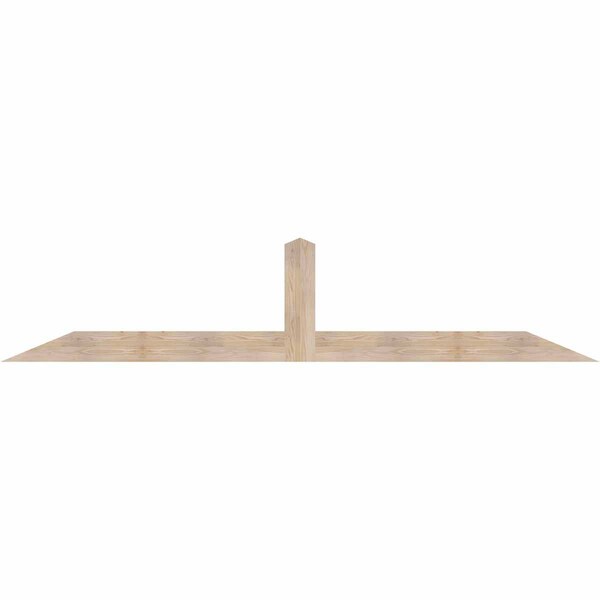 Ekena Millwork Portland Smooth Timber Gable Bracket, Douglas Fir, 108"W x 22"H x 1 1/2"D x 5 1/2"F, 5/12 Pitch GBW108X22X0206POR00SDF - main